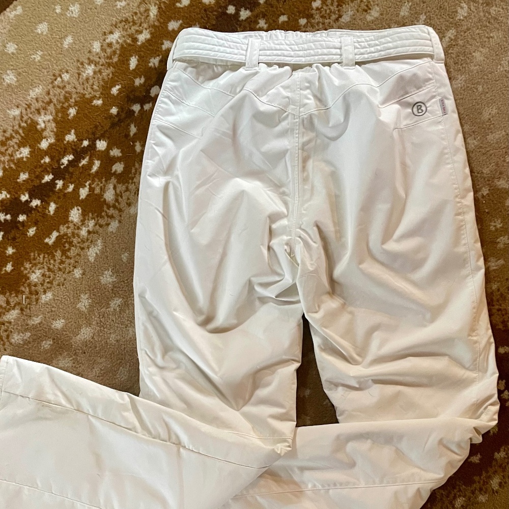 Bogner Fire & Ice White Ski Pants, Size 8, UK 38, Perfect Condition - Picture 2 of 6